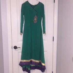 Emerald green 3 piece set outfit